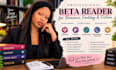 romance beta reader, beta reader fantasy, horror beta reader, sci fi beta reader