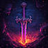 create a fantasy game logo