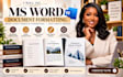 ms word document formatting, book layout design and typesetting, document design