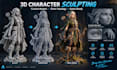 create a custom 3d character model for 3d printing and games