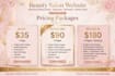 desgin beauty saloon and spa website