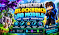 create minecraft blockbench 3d voxel model mob addon resourse pack java bedrock