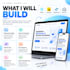 build a responsive react website with modern UI