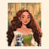 disney princess portrait female focused disney