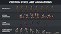 create pixel art animation and animated sprites for your game