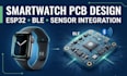 design a pcb with esp32 ble sensor for custom wearable device