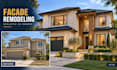 create a realistic 3d exterior rendering for your house facade remodeling