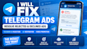 fix telegram ad, resolve telegram ad, fix decline ad gain 900k real, active user