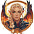 create a fantasy game logo