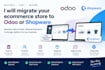 perform seamless odoo and shopware migration and setup