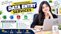 do data entry, data cleaning