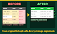 fix excel formulas, google sheets errors and clean messy spreadsheet data