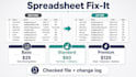 fix excel or google sheets formulas and clean messy data
