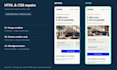 fix HTML CSS bugs and mobile responsive layout issues