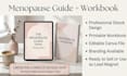 create a professional menopause,perimenopause guide ebook and workbook