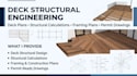 design deck plans, structural calculations and permit drawings