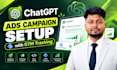 set up openai chatgpt ads campaigns with GTM tracking