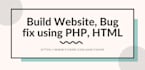 develop a business website or fix bug using php, mysql, html, css, js