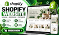 do shopify store design, shopify dropshipping website, development and redesign