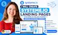 create systeme io landing pages systeme io sales funnel german systemeio website