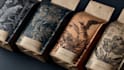 do modern premium coffee packaging label design