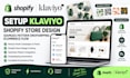 setup klaviyo shopify store design seamless pattern dropshipping ecommerce flow