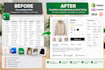 do ecommerce product data entry and product listing