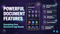 develop a flutter document reader and document management app
