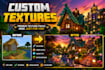 create custom minecraft resource packs, textures, animations, and mobs