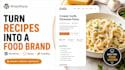 build recipe website, food blog or cooking website with wordpress