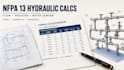 prepare nfpa 13 fire sprinkler hydraulic calculations for permit