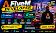 be your fivem developer for custom scripts and server setup