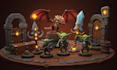 create custom 3d low poly character model with rigging for games