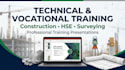 develop professional technical and vocational training packages and courses