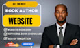 design author website, book website, book author website, author landing page