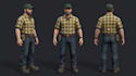 do retro low poly 3d model, n64, ps1, psx 90s 3d style model, rig, animation
