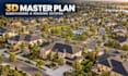 render 3d master plans, subdivisions and housing estate developments