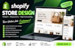 build high converting shopify store website, redesign shopify store setup