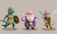 create 3d low poly character ps1 psx n64 retro game model with rig animation