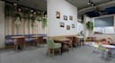 render 3d restaurant,coffee lounge interior,retail space layout,cgi dessert shop