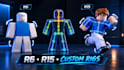 create custom roblox character models, rigging and animation r6 r15