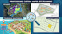 create custom gis maps, site plans, tourism maps, property and wayfinding maps