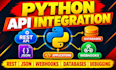 fix python scripts, bugs, integrate apis and troubleshoot python coding errors
