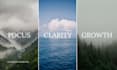 design aesthetic minimalistic posters and moodboard graphics