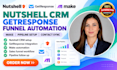 setup nutshell crm getresponse make sales pipeline funnel automation