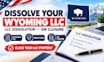 dissolve your wyoming llc, close ein and file dissolution