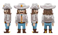 pixel art animation pixel sprite sheet character art design pixel tileset, rpg