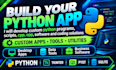 develop custom python programs, scripts, cpp, opp, software and coding solutions