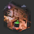 create a stylized 3d environment in blender