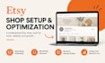 set up and optimize your etsy shop professionally